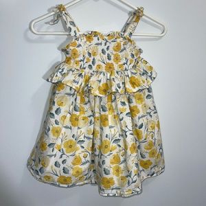 Cupcakes and Cashmere Yellow‎ Floral Summer Dress Size 5T